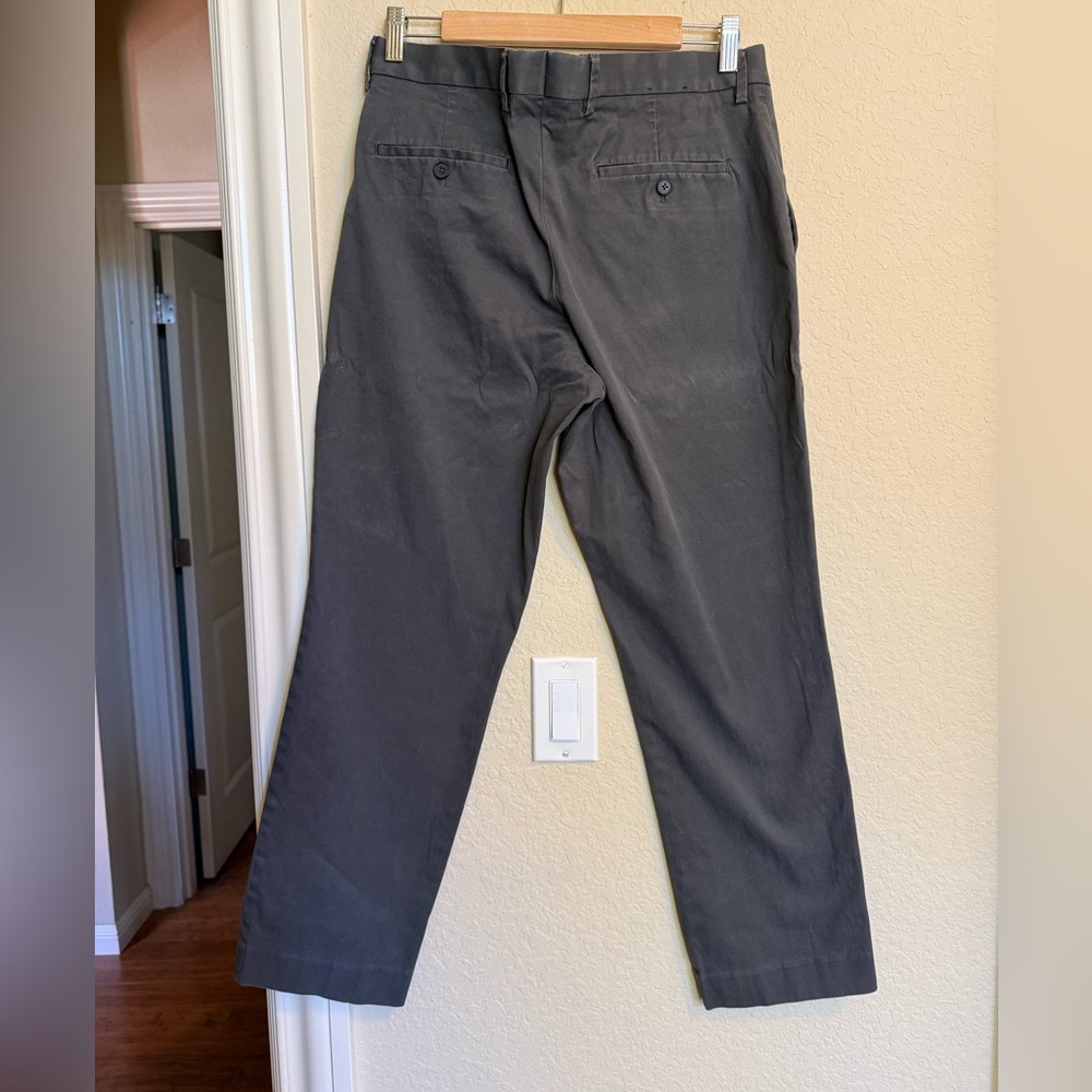 Express Men's Charcoal Chinos - Picture 2 of 4